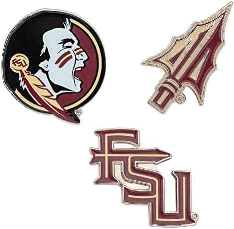 Državni univerzitet na Floridi na svijetu 3 paketa Seminole FSU Logo Emajl od metala