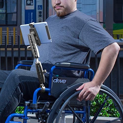 Ibort SPRO2 Pristupačnost Post / pol / šina / nosač / nosač nosača za invalidska oprema / oprema za vježbanje. Odgovara uređajima sa širine 4,7 do 6,7 inča