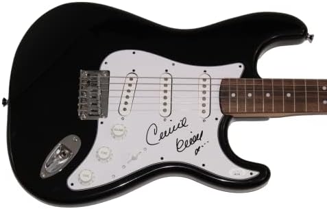 CELINE DION potpisao autogram pune veličine crni blatobran STRATOCASTER električna gitara puni