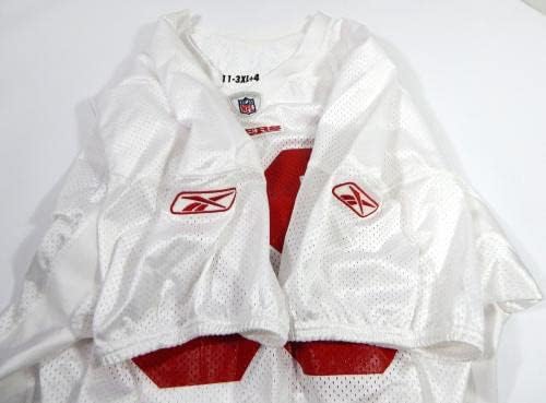 2011 San Francisco 49ers 69 Igra Izdana dres bijele prakse 3xl DP32803 - Neintred NFL igra