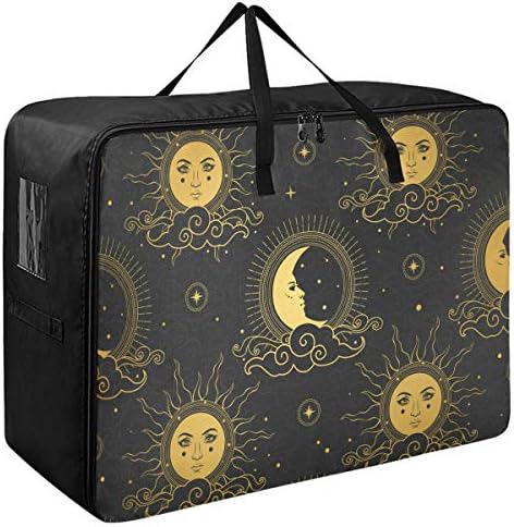 N / A Odjeća za pohranu jedna za jorgan - Sunce i Mjesec velikih kapaciteta u Starry Sky Organizatorima torbica