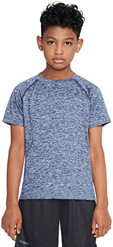 Tsla 1 ili 2 Pack Kids Youth Majice za trčanje, Cool Suw Fit Gym Sports Worth Worth, atletska majica