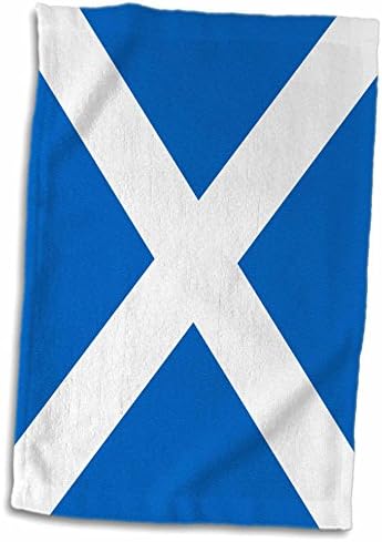 3d ruža zastava Škotske-Škotska plava sa bijelom Saint Andrews Cross Saltire-Scots UK Ujedinjeno Kraljevstvo