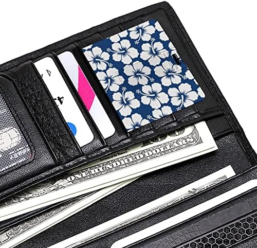 Plava hibiskus cvjetna kreditna kartica USB Flash diskovi Personalizirana memorijska stick tipke Korporativni