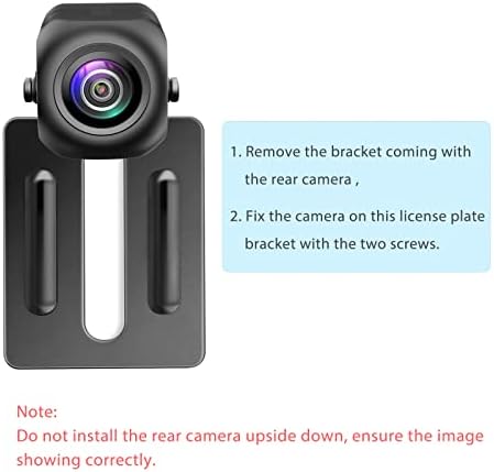 Univerzalni nosač registarskih tablica kamere za stražnji pogled automobila, komplet kamera za ogledalo s kamerom za stražnji pogled nosač za montiranje kamere, rezervna kamera samo dodatna oprema za vožnju unatrag Instalacijski držač za zadnju kameru