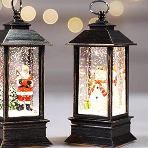 Toyvian Božićni ukrasi osvijetljeni božićni snijeg Globe fenjer: Snjegović Globe Lanter Xmas