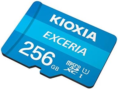 Kioxia 256GB microSD Exceria Flash memorijska kartica w / Adapter U1 R100 C10 Full HD Visoka brzina čitanja 100MB / s LMEX1L256GG2