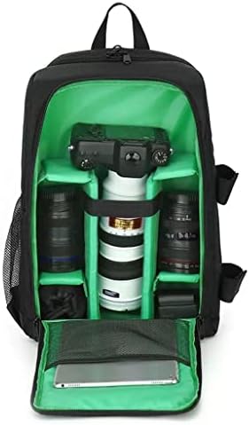SAWQF Unisex putni ruksak za kameru vodootporan Digitalni DSLR Foto podstavljena torba Laptop 15,6 inča multifunkcionalni Meki video ruksak