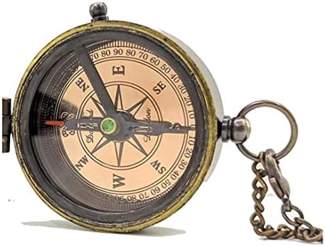 Prime Nautical Antique džepni kompas, uvijek pronađite svoje srce i istinski ćete sreći personalizirani kompas
