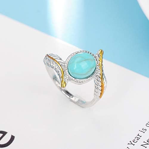 Prstenje za žene Luksuzni Kreativni tirkizno pero emajl prsten ženski Jewelrya dobar poklon za djevojku, dečka, porodicu
