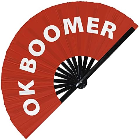 OK Boomer ručni ventilatorski ventilator za ručni ventilator smiješni gag sleng riječi izraze Izjave