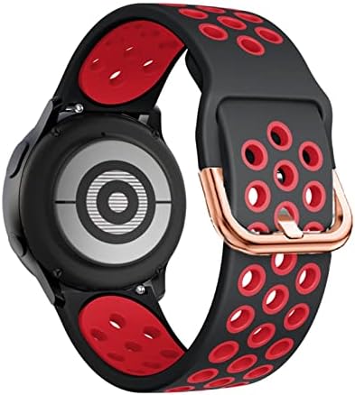 Infri Sports 20 mm za Galaxy Watch 4 44 40mm / Watch4 Classic 46 42mm opseg Zamjena silikona aktivna 2 Watch trake
