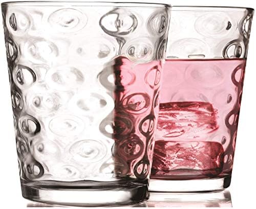 Circleware krugovi sok čaša za piće, 4 komad Set, Heavy Base Tumbler pića Ice čaj šalice, dom & kuhinja zabava