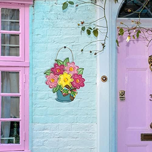 Dobrodošli FASHANGING VRAT GARLAND zalijevanje vijenac Viseći zidni cvijet Privjesak na vratima