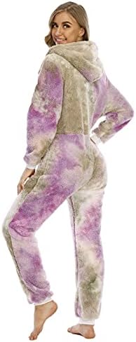 Ženska pidžama kapuljača sa kapuljačom tine print patentni patentni patentni patentni patentni patentni patentni spoj ugodna debela topla salon porodična spavaća odjeća