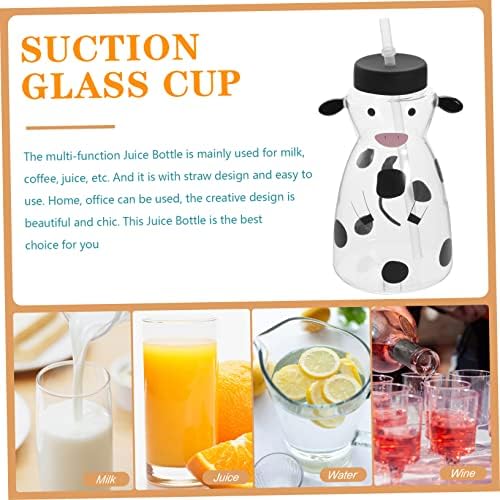 Luxshiny Glass Čaša Za Vodu Glass Naočare Za Piće Cartoon Cup Glass Domaćinstvo