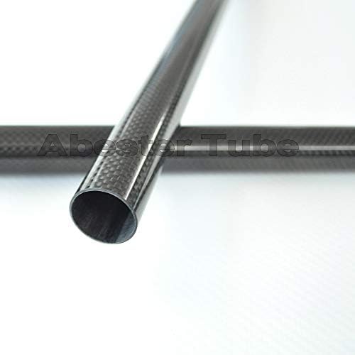 Abester 2 kom od 7mm karbonskih vlakana cijev 7mm od x 5mm ID x 1000mm 3k sjajni običan Roll umotan štap