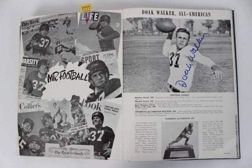 1949 Rotunda Godišnjak za SMU potpisao Heisman pobjednik, All-American Detroit Lions HOFer Doak Walker-autograme