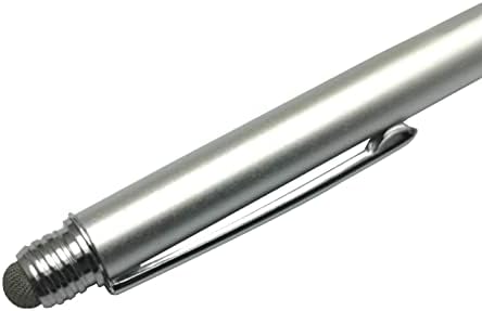 Boxwave Stylus olovka kompatibilna s doogee x96 - Dualtip Capacitiv Stylus, vlaknasta vrhom diskova Savjet kapacitivne olovke za doogee x96 - metalik srebro