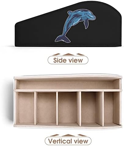 Slatki Dolphin Jump out TV držač za daljinsko upravljanje sa 6 pretinaca Caddy Box stoni Organizator za Blu-Ray Media Player kozmetiku