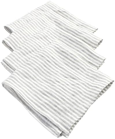 Kfjbx tkanina za salvete za večeru 40x40cm Set od 4 pakovanja lanene meke tkanine svakodnevna upotreba za kućni kuhinjski sto vjenčanje