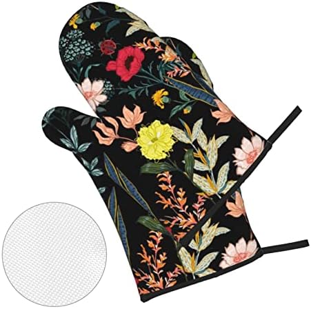 Šarene Boho cvjetne rukavice za pećnicu i set držača za lonce rukavice za pećnicu otporne na toplotu rukavice