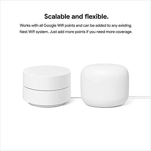 Google GA02434-US WiFi mrežni sistemski sistem AC1200 točka 3-pakovanja sa 3x deco zupčanika Google WiFi izlazni