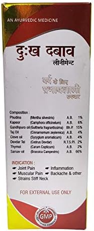 Ayucine Forever Arihant Remedies Dukh Dabav Liniment - 60ml X Pakovanje od 6
