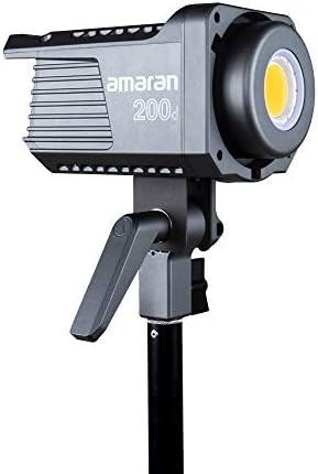 Abuture Amaran 200d LED video svjetlo, 200W CRI95 + TLCI96 + 65.000 LUX @ 1m Bluetooth kontrola aplikacija 8 unaprijed programirani rasvjetni efekti DC / AC napajanje