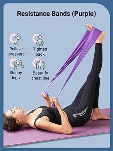 GYMMAJOR 6kom izuzetno debela podloga za potporu koljena za prostirku za jogu - višenamjenski jastuk za ublažavanje bolova u zglobovima i prevenciju povreda, otporan na suze i izdržljiv, jednostavan za čišćenje i prenosiv