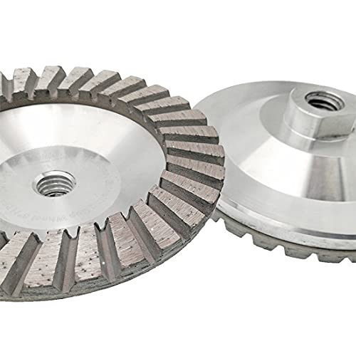 XUCUS 4 100 mm Aluminijski dijamantski kotač za brušenje diskova M14 5 / 8-11 Navojni kamen -