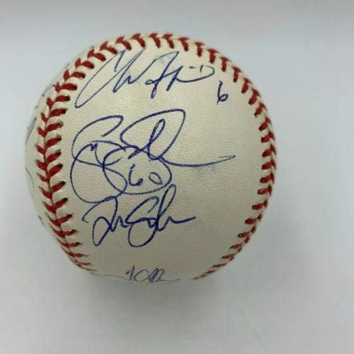 2002 Anaheim Angels World Series TIMS potpisao W.S. Bejzbol sa JSA COA - autogramiranim bejzbolama