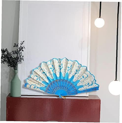 Youxiu 1pc preklopni ventilator čipka od svilene vjenčane plesne stranke Dekoracija performansi moda vruće žigosanje ručne ventilatore