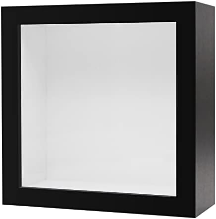 7x7 okvir za senku u crnoj boji, 3D kutija za senku, memorijska kutija za kafu Aficionado za