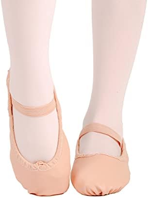 Baletne cipele za plesne i baletne cipele pune jedine plesne cipele mekaste rastezljene kožne papuče za djecu za mališana
