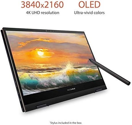ASUS ZenBook Flip s 13 Ultra Slim Laptop, 13.3 4K UHD OLED ekran osetljiv na dodir, Intel Core i7-1165g7