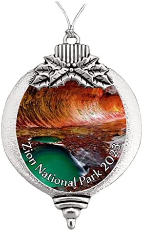 Zion Nacionalni Park Božić Ornament odaberite snjegović pahuljica ili sijalica