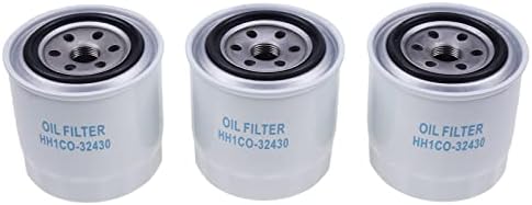 JZGRDN 3pcs ulje filter HH1C0-32430 1C020-32430 Kompatibilan je s Kubota SSV65 SSV75 SVL75 SVL90 SVL95-2S