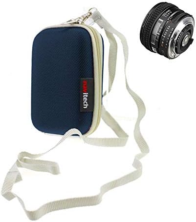 Navitech plava vodootporna torbica za sočiva kamere kompatibilna sa Nikon Af-s Teleconverter