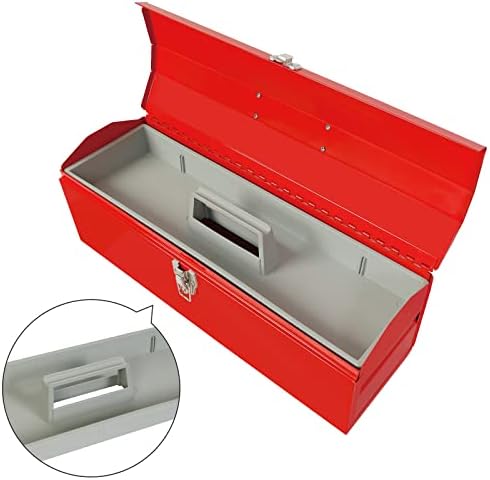 Velicni crveni ATB212R Torin 19 čelični prijenosni okvir za alat s kipom kutija za krov Organizator kutije za zatvaranje i uklanjanja skladišta za zatvaranje, crvena