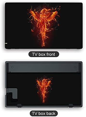 Naljepnice za naljepnice gorući anđeo plamena pokrivaju prednju ploču za zaštitu kože za Nintendo Switch