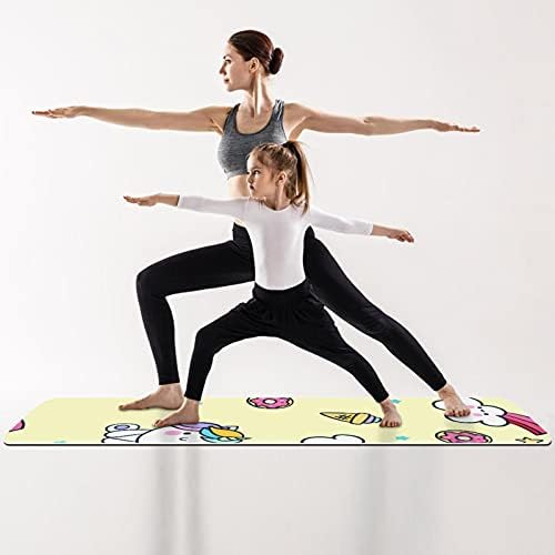 Siebzeh Meteor Unicorn Premium Thick Yoga Mat Eco Friendly Rubber Health & amp; fitnes non Slip Mat za sve vrste