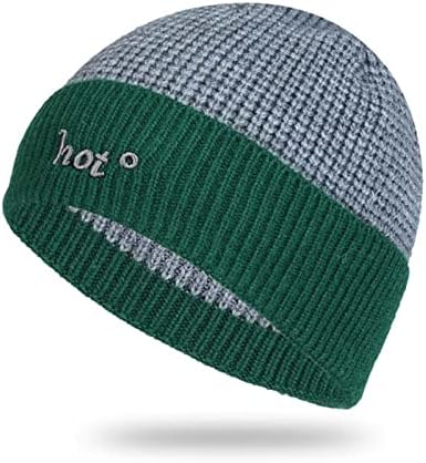 Bddviqnn pletene kape za žene muškarci zimski topli zdepasti kablovi pleteni šeširi meka rastezljiva debela pletena kapa za Božićne djevojke