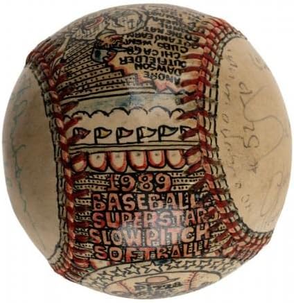Lijepa Andre Dawson ručno oslikana George Sosnak Folk Art potpisan bejzbol - autogramirana MLB umjetnost