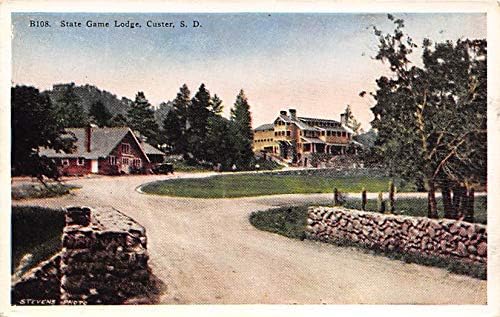 Državna igra Lodge Custer, Južna Dakota SD razglednice
