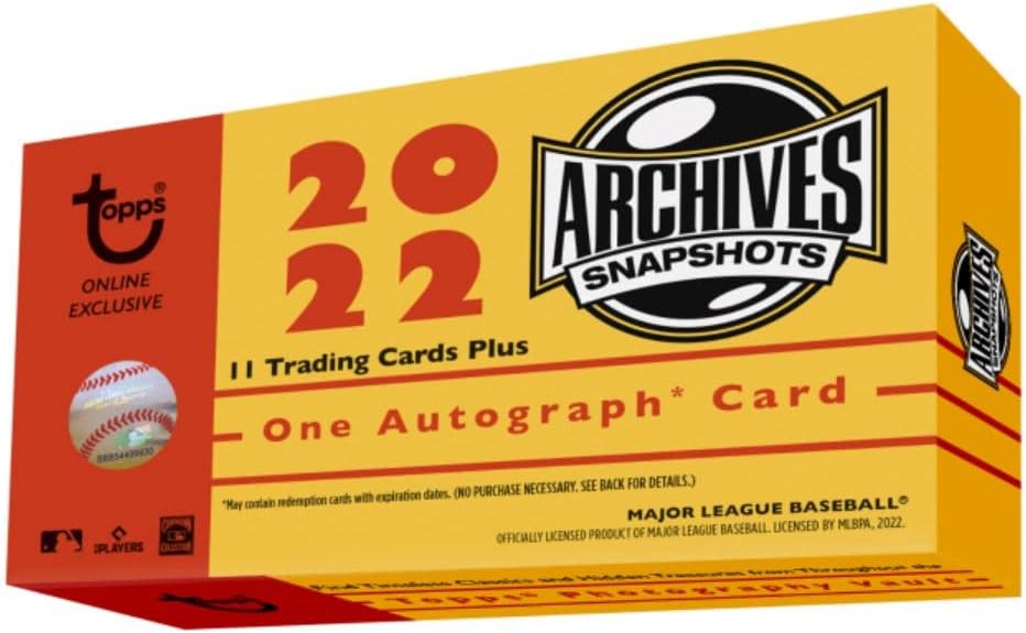 2022 TOPPS Arhiva Snapshots BAPEBALL TRADSING CARDS CARDS