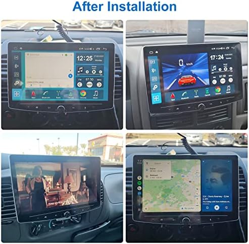10 inčni dvostruki Din auto Stereo bežični CarPlay bežični Android Auto, odvojivi Android Auto Radio sa fizičkim dugmetom za jačinu zvuka GPS navigacija Bluetooth rezervna kamera WiFi, 2GB+32GB audio prijemnik za automobil