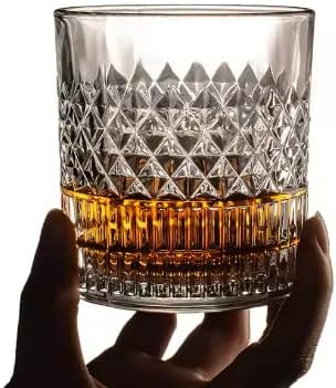 Daaru whisky classic naočare Whisky Glass za Scotch, burbon, alkohol i koktel poklon za piće-Set od 4 komada