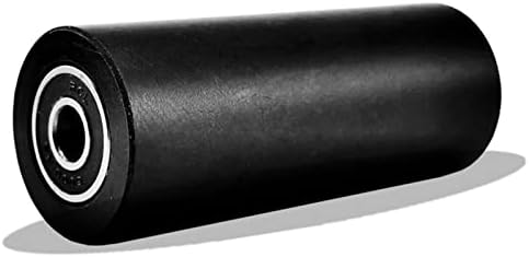 Larro Crni ležaj za pomicanje, promjer 18 / 24mm 28mm tvrdo površinski pogonski pullej zvučni ljubimac valjak, dvostruki ležajevi 2pcs