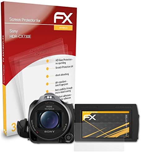 ATFOLIX zaštitnik ekrana kompatibilan sa Sony HDR-CX730E Zaštitni film za zaštitu zaslona, ​​protiv reflektirajućeg i udarnog fx zaštitnog filma